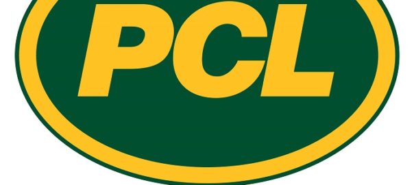 PCL Construction green and yellow oval logo